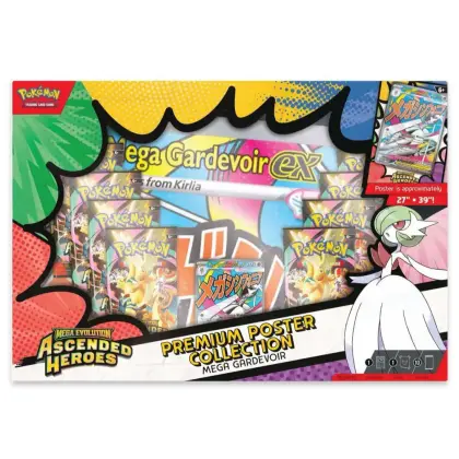 Pokémon TCG Ascended Heroes Premium Poster Collection Mega Gardevoir FR