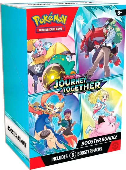 Pack Booster Pokémon JCC Écarlate et Violet Voyage Ensemble (6 Packs)