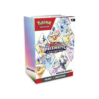 Pack Booster Evolutions Prismatiques Écarlate et Violet du JCC Pokémon (6 packs) ENG