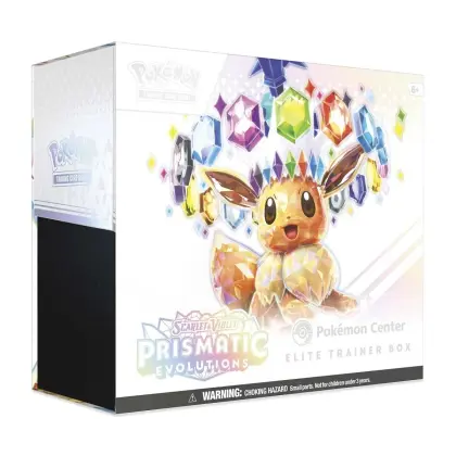 Pokémon TCG Écarlate et Violet Évolutions Prismatiques Pokemon Center Elite Trainer Box ENG