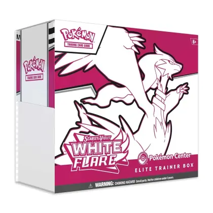 Pokémon TCG Boîte d'entraînement Écarlate et Violet Blanc Flare Pokemon Center Elite