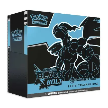 Pokémon TCG Écarlate et Violet Boulon Noir Pokémon Center Elite Trainer Box ENG