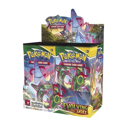 Pokémon TCG Épée et Bouclier Evolving Skies Booster Boîte de présentation (36 paquets) ENG