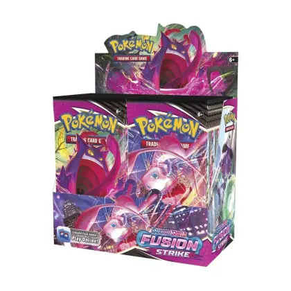 Pokémon TCG Épée et Bouclier Fusion Strike Booster Boîte de présentation (36 paquets) ENG