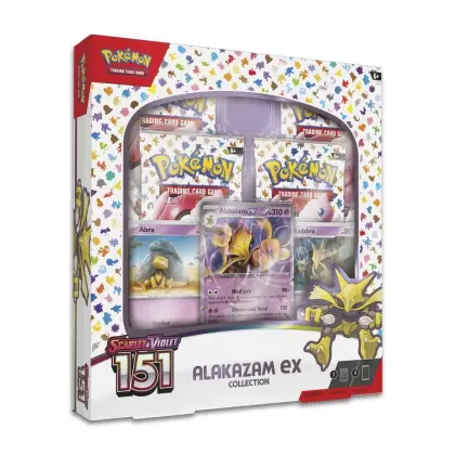 Pokémon TCG Écarlate et Violet 151 Collection Alakazam ex ENG