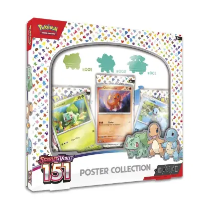 Pokémon JCC Écarlate et Violet 151 Collection d'affiches ENG
