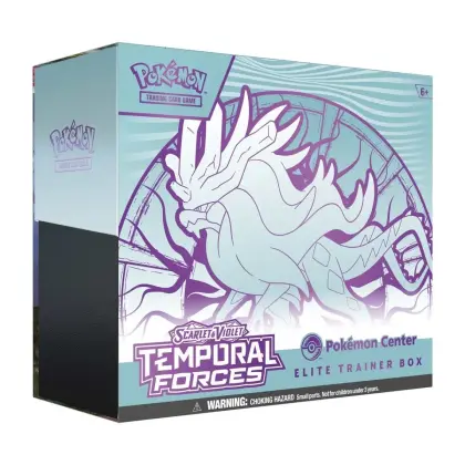 Pokémon TCG Forces Temporelles Écarlate et Violet Pokémon Center Elite Trainer Box (Walking Wake) ENG
