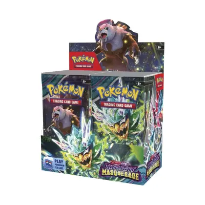Pokémon TCG : Boîte de boosters de mascarade Twilight Écarlate et Violet (36 paquets) ENG