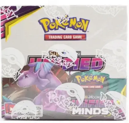 Boîte de présentation de boosters Unified Minds du JCC Pokémon (36 paquets) ENG